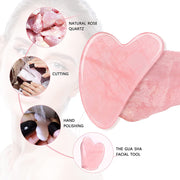 Soverell Sculpt Stone - Rose Quartz Gua Sha Tool
