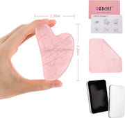 Soverell Sculpt Stone - Rose Quartz Gua Sha Tool